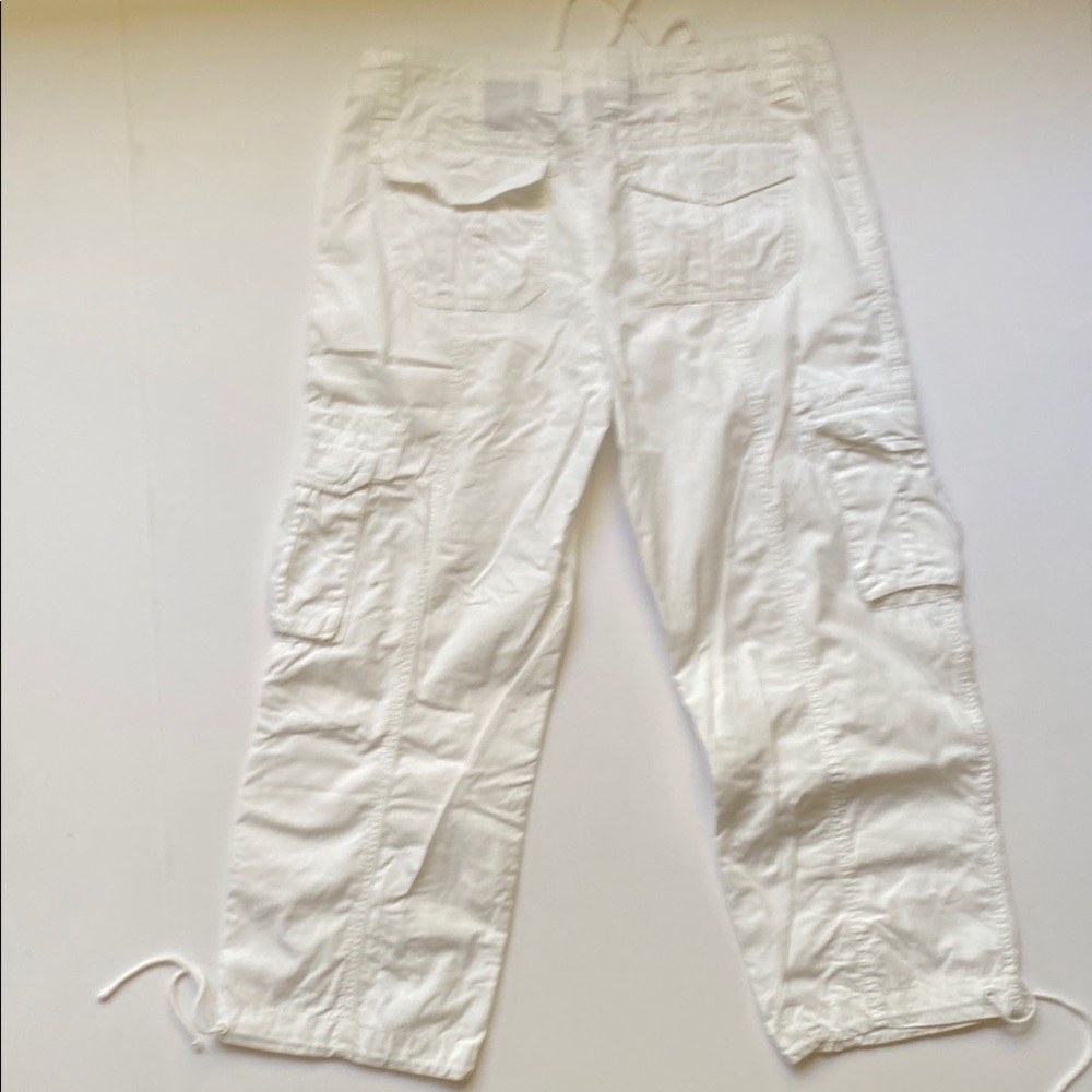 Norma Kamali White White women's Cargo Pants - Picture 6 of 6